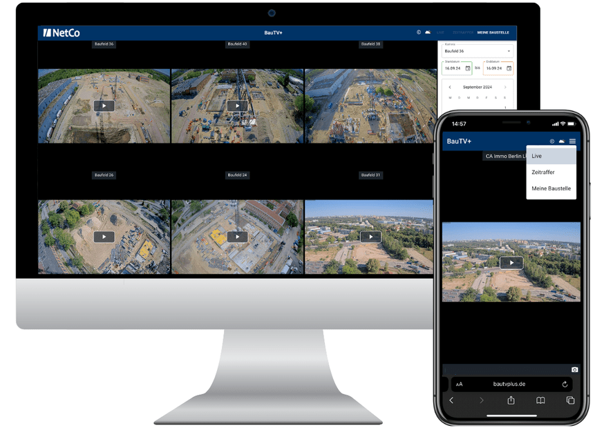 BauTV+ am Desktop und am Smartphone